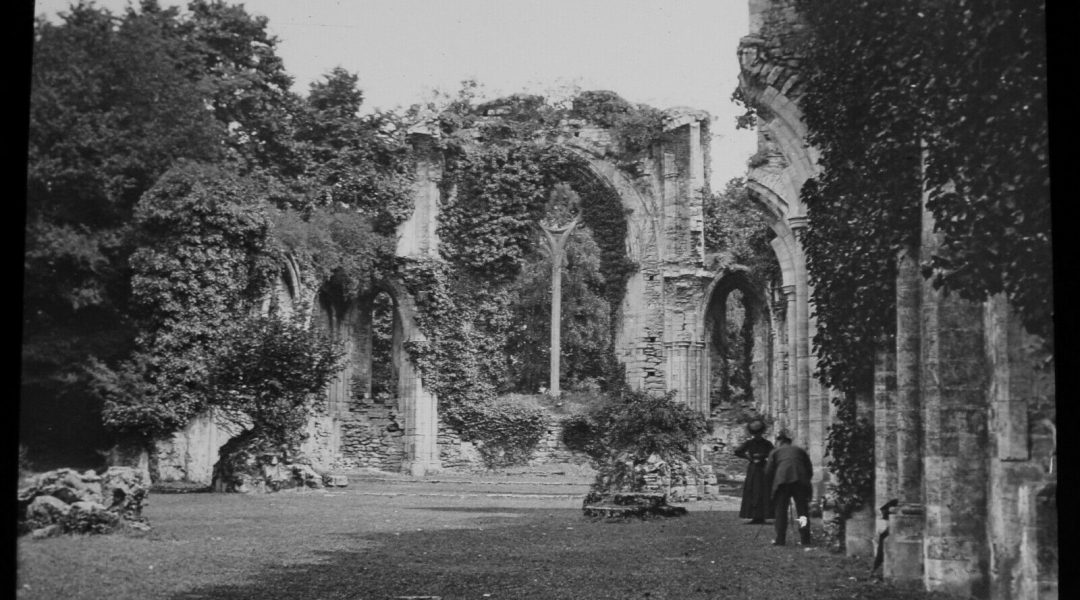 Old picture of Netley Abbey
