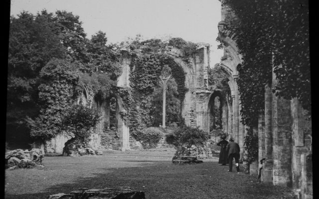 Old picture of Netley Abbey