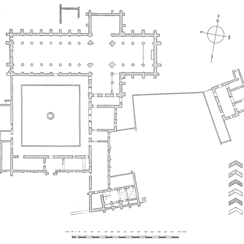 Map of Netley Abbey