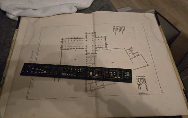 Measuring Netley Abbey
